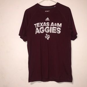 Unisex Adidas Texas A&M Shirt